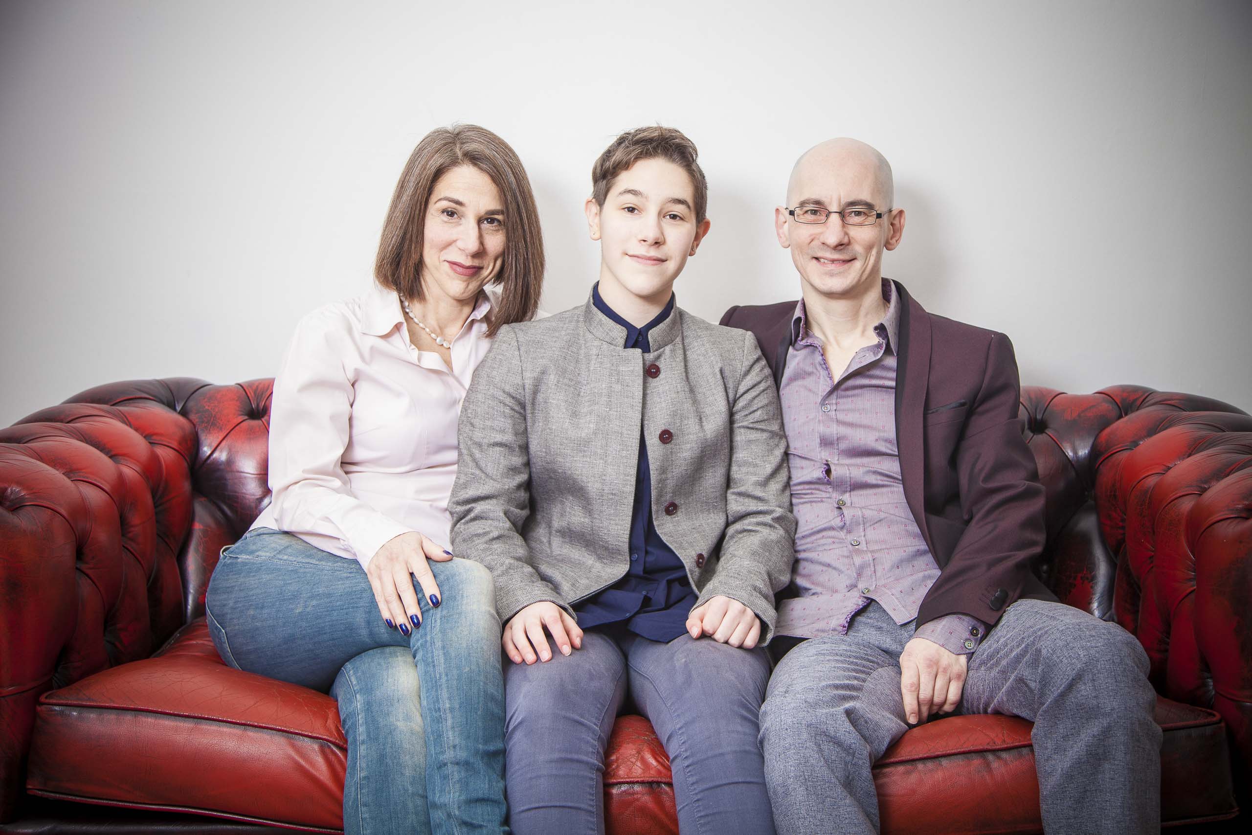 Dr Sasha Mitrofanov and his family
